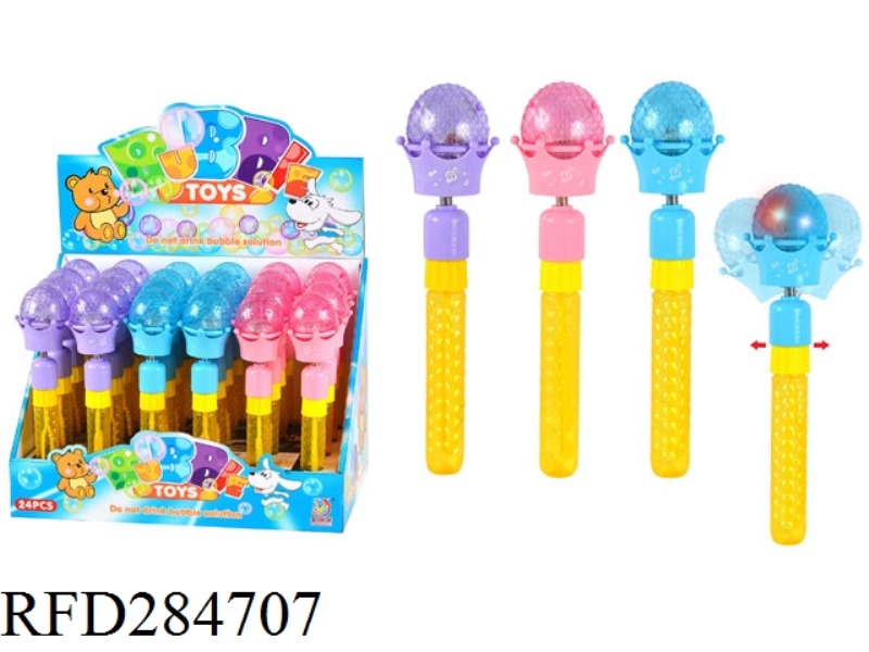 BALL BUBBLE STICK WITH LIGHT(24 PCS)