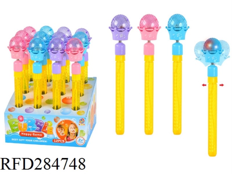 BALL BUBBLE STICK WITH LIGHT(12 PCS)