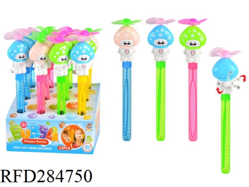 FAN MUSHROOMS BUBBLE STICK(12 PCS)