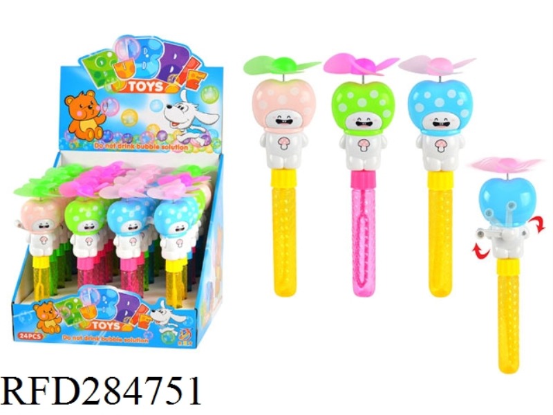 FAN APPLE BUBBLE STICK(24 PCS)