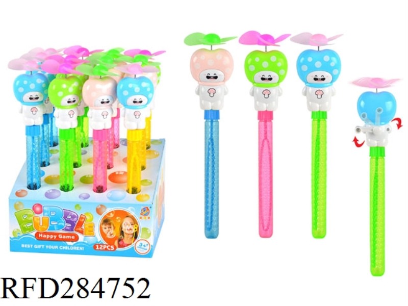 FAN APPLE BUBBLE STICK(12 PCS)