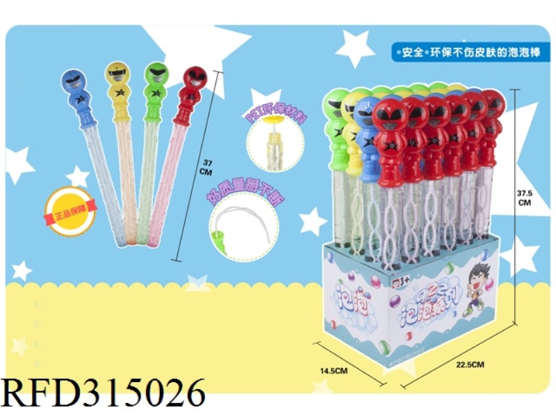 37CM MACHINE TEAM BUBBLE STICK 24 PCS (DISCONTINUED)