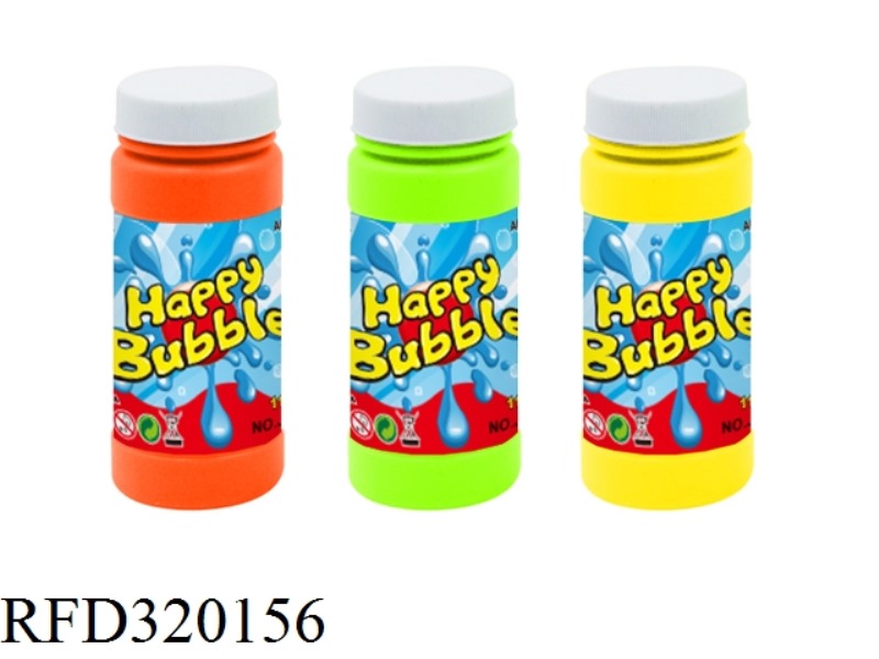 4OZ (118ML) BUBBLE WATER BOTTLE: 10.7* 4.4CM