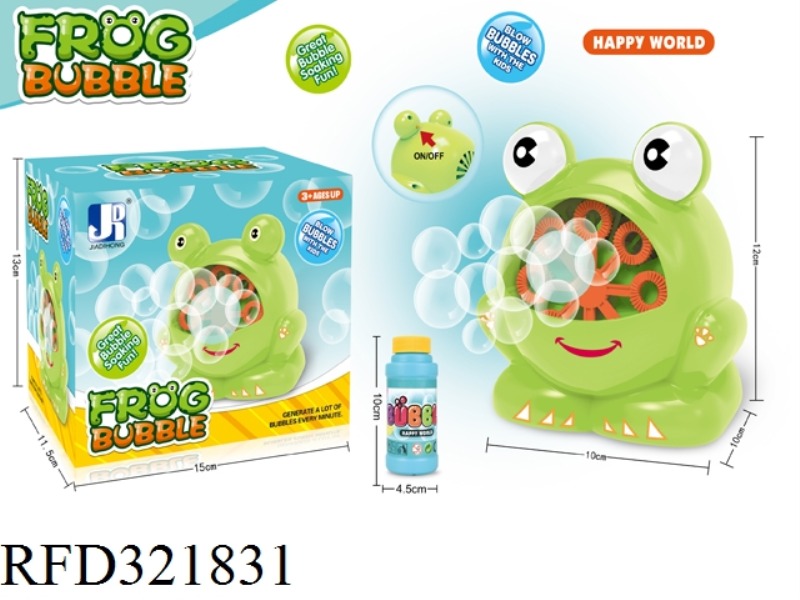 B/O FROGGY BUBBLE MACHINE