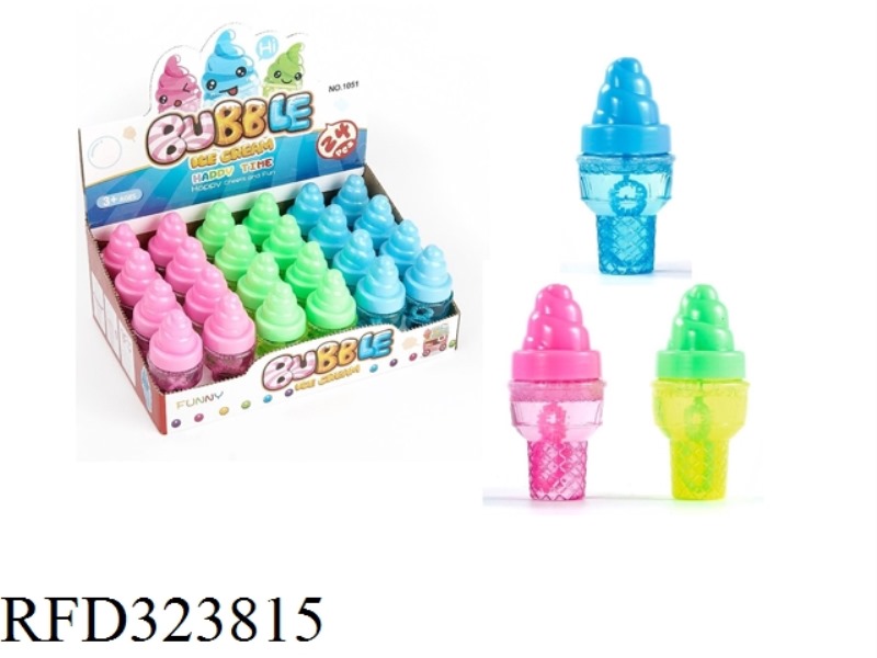 ICE CREAM BUBBLE STICK (24PCS)