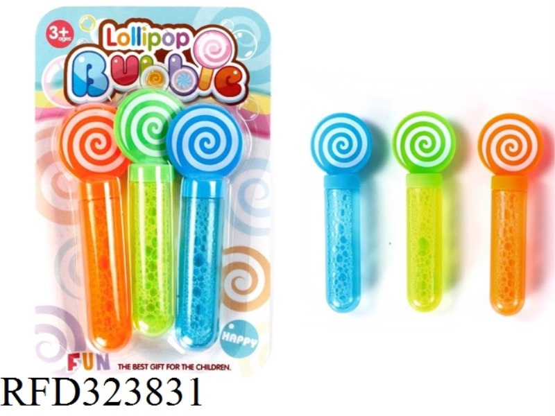 LOLLIPOP BUBBLE STICKS