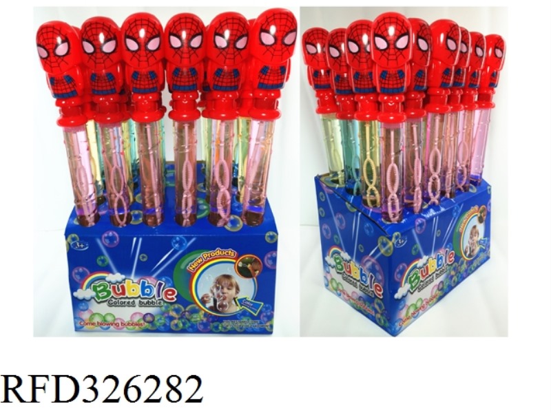 36CMCARTOON BUBBLE STICK (SPIDERMAN) 24PCS