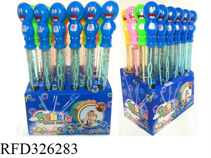 36CMCARTOON BUBBLE STICK (JINGLE CAT) 24PCS