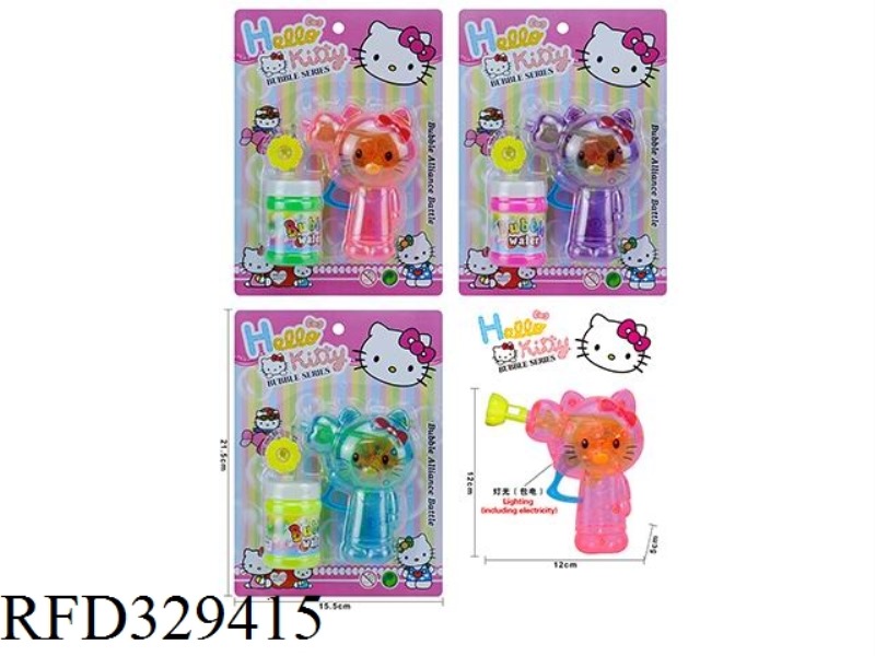 KT CAT BUBBLE GUN TRANSPARENT STRAP LIGHT