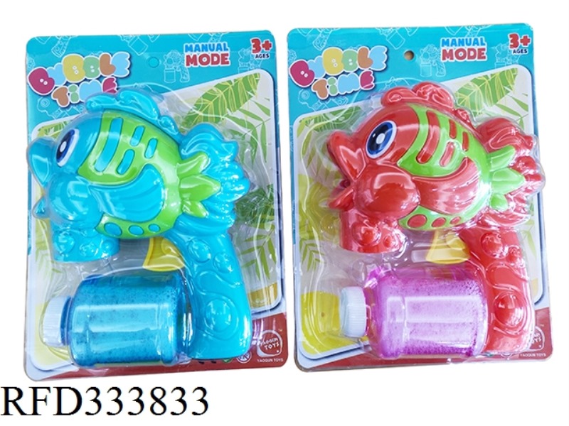 GOLDFISH MANUAL BUBBLE GUN 1*130ml