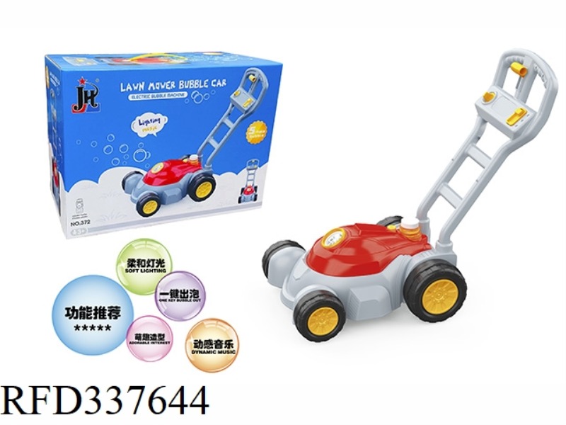 MOWING BUBBLE MACHINE (LIGHT, MUSIC, ELECTRIC BLOWING)