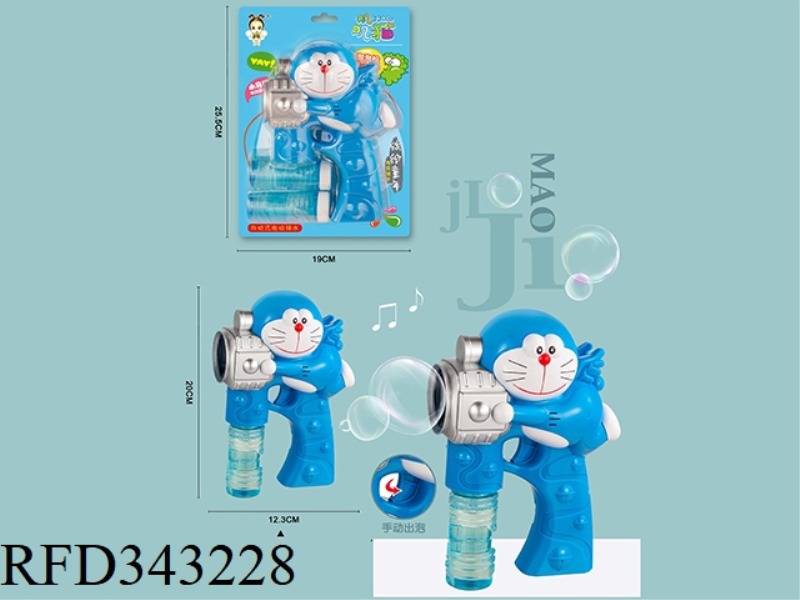 DORAEMON BUBBLE GUN/ELECTRIC/COLORFUL LIGHT