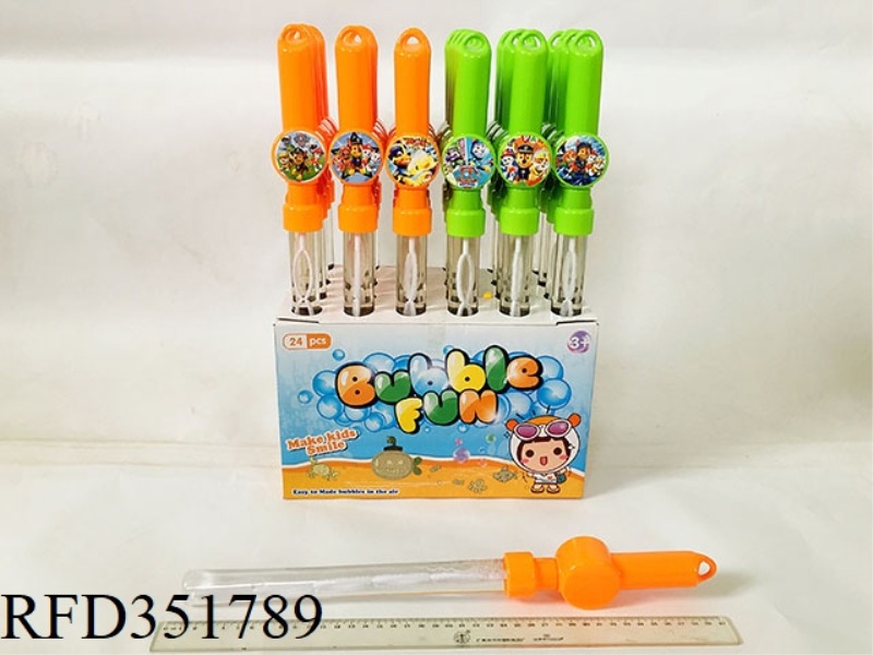 ROUND BARKING BUBBLE STICK/24PCS