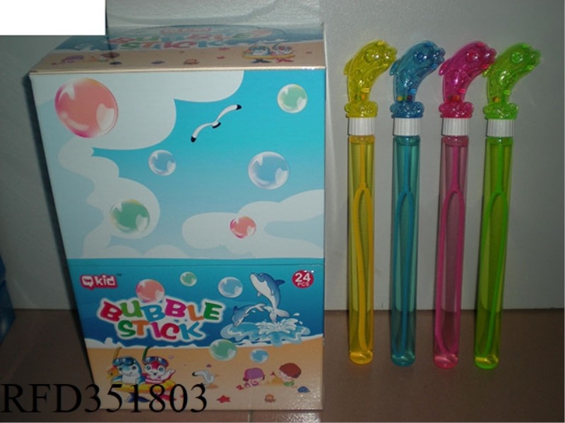 DOLPHIN RATTLE BUBBLE STICK/24PCS