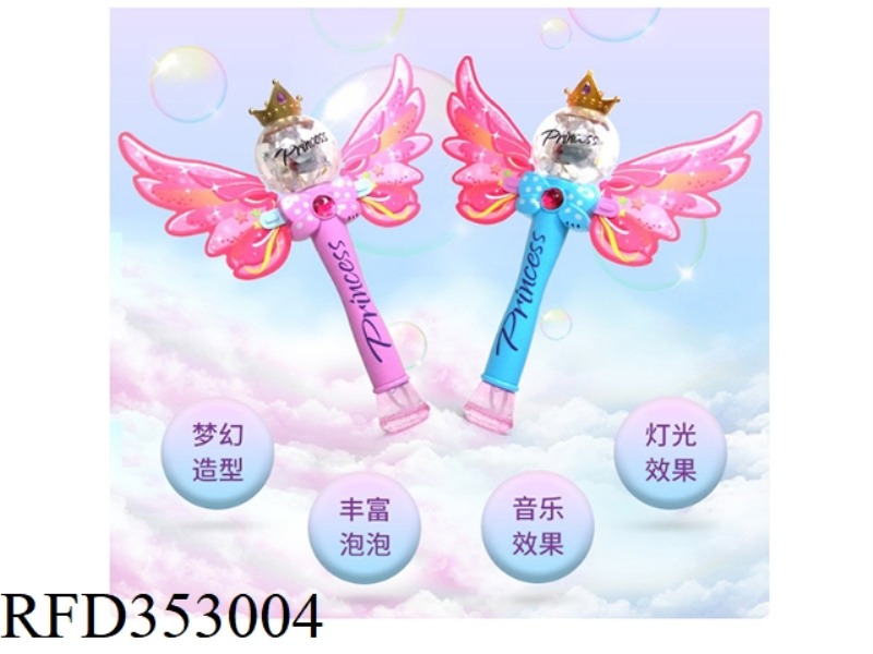 PRINCESS MAGIC BUBBLE WAND