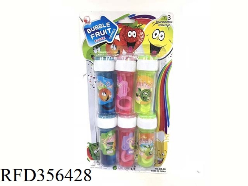 FRUIT BUBBLE WATER/6PCS