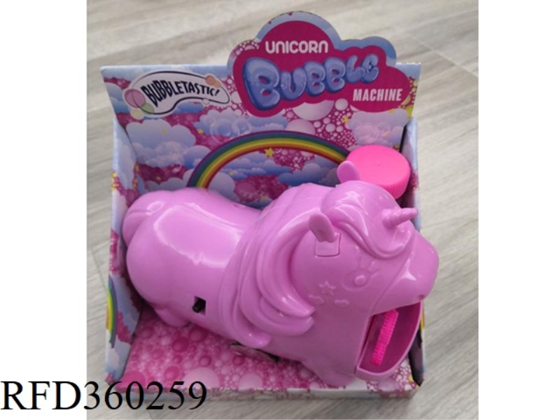 UNICORN BUBBLE MACHINE