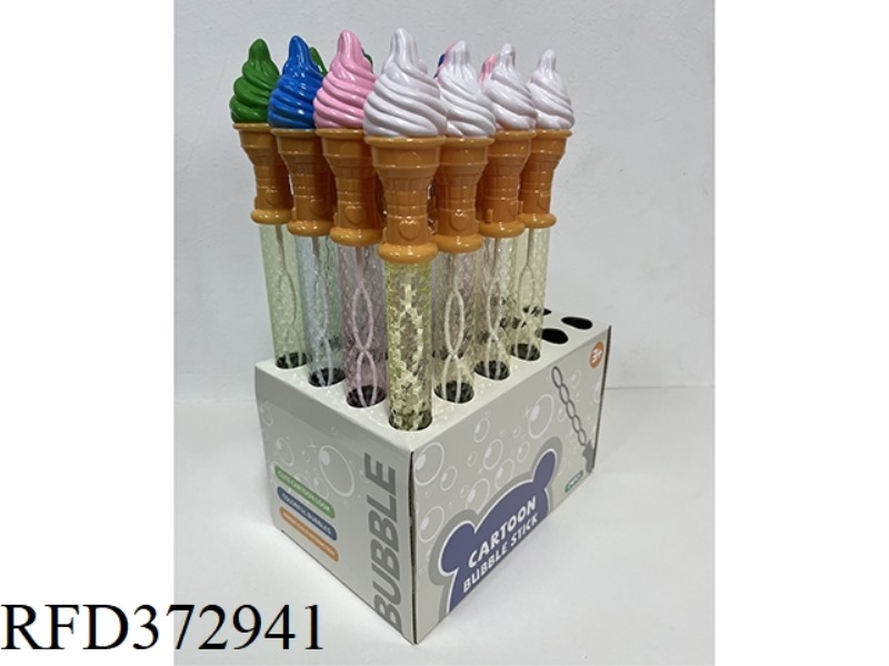 37CM CONE BUBBLE STICK 24PCS