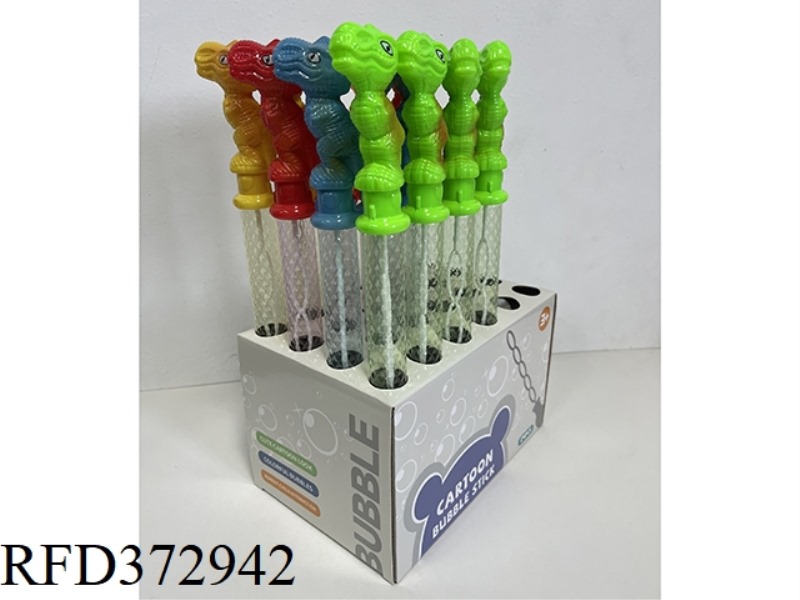 37CM DINOSAUR BUBBLE STICK 24PCS