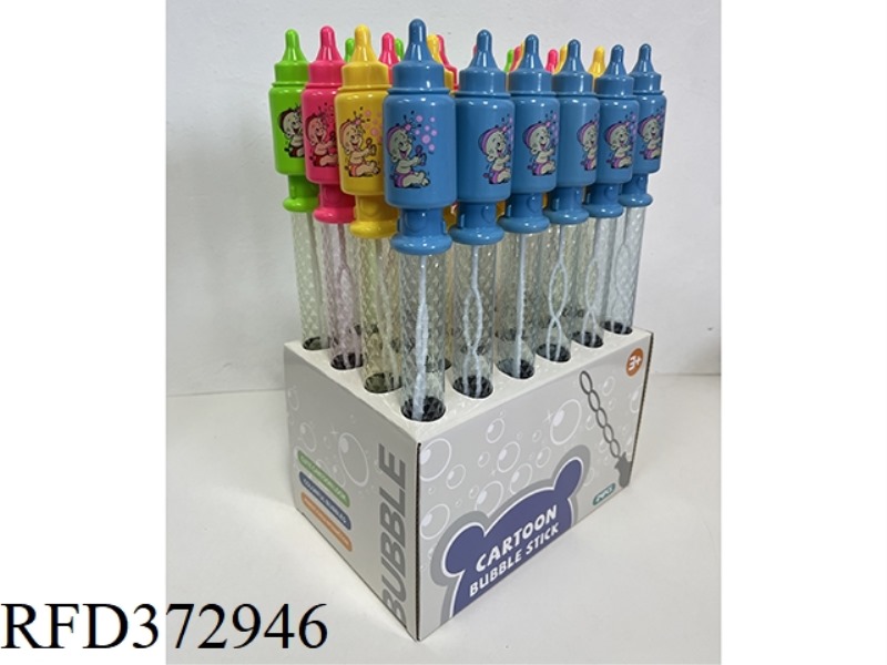 37CM BABY BOTTLE BUBBLE WAND 24PCS