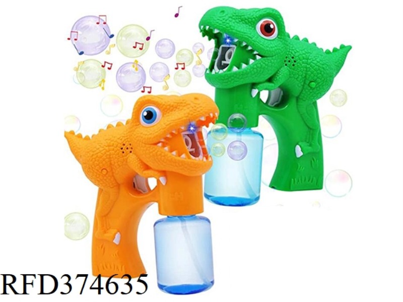 DINOSAUR LIGHT MUSIC BUBBLE GUN
