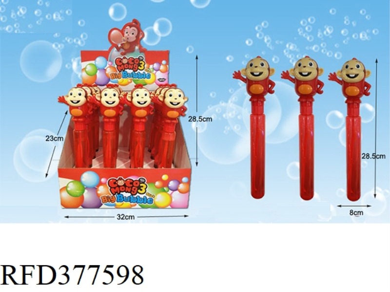 MONKEY BUBBLE STICK 16PCS