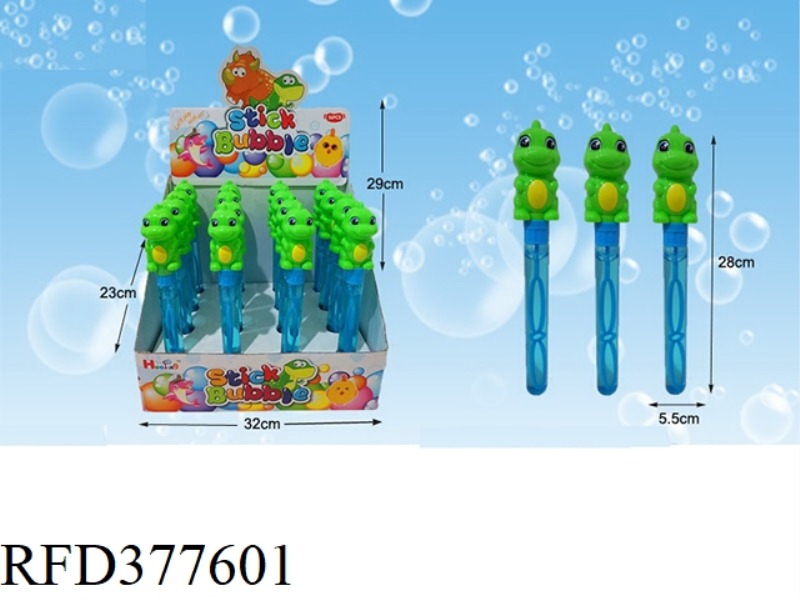 CARTOON DINOSAUR BUBBLE WAND 16PCS