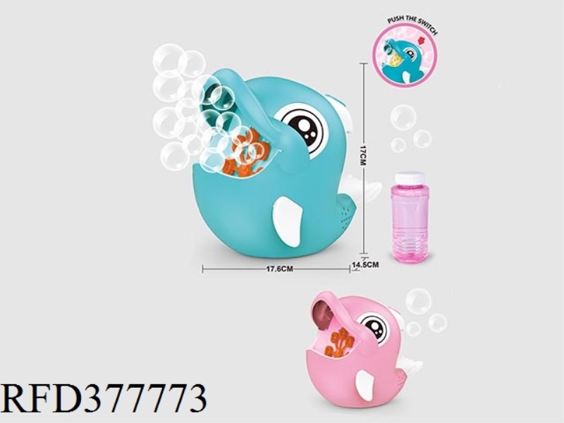 B/O MUSIC DOLPHIN BUBBLE MACHINE (110ML)