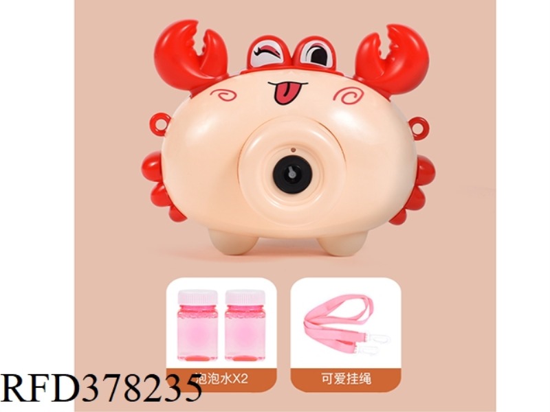RED CRAB BUBBLE CAMERA (ENGLISH)