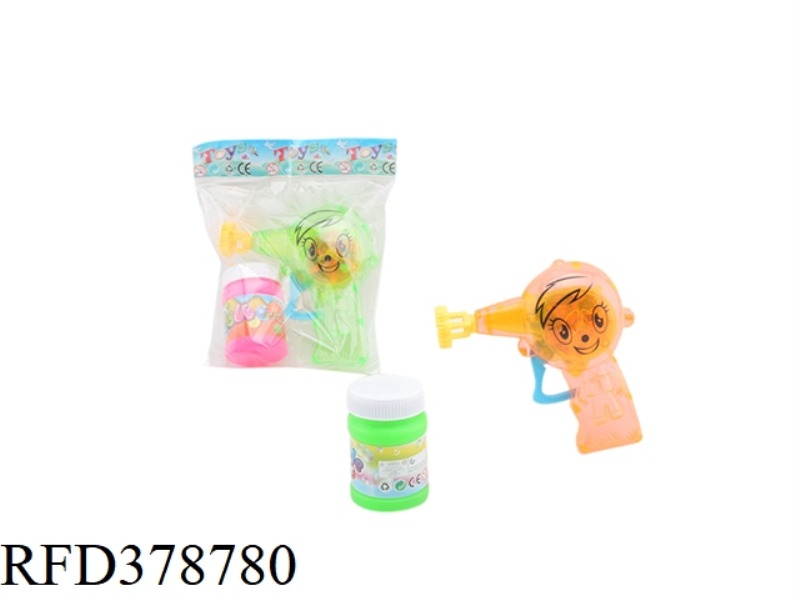 INERTIA DOLL BUBBLE GUN WITH LIGHT