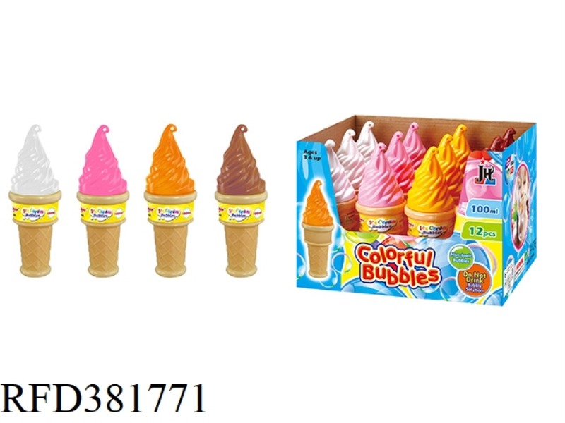 12PCS ICE CREAM BUBBLE WATER