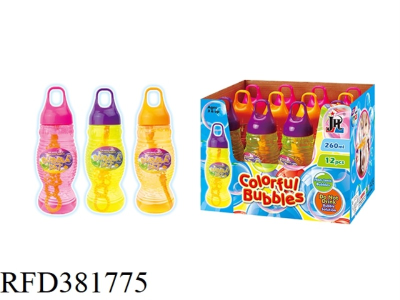 12PCS COLORFUL BUBBLE WATER