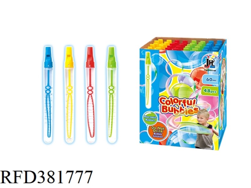48PCS WHISTLE BUBBLE SWORD