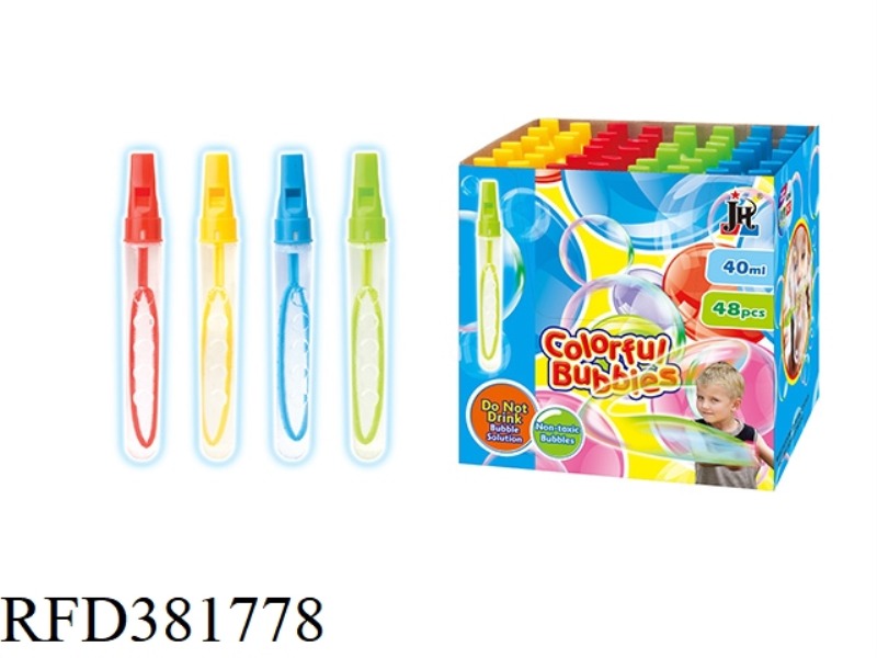 48PCS WHISTLE BUBBLE SWORD