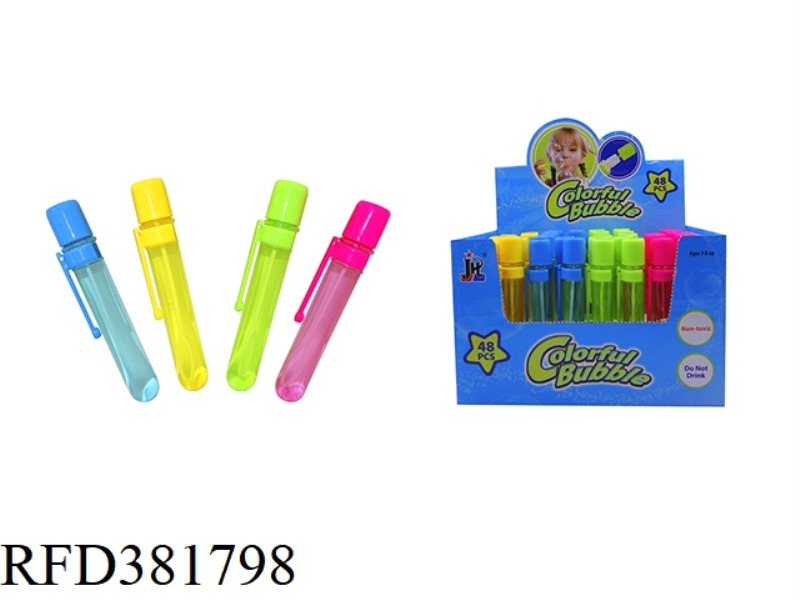 COLORFUL BUBBLE WATER 48PCS