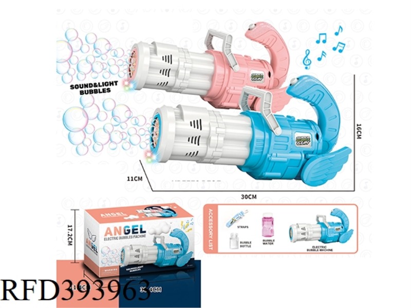 ELECTRIC LIGHT MUSIC ANGEL BUBBLE MACHINE