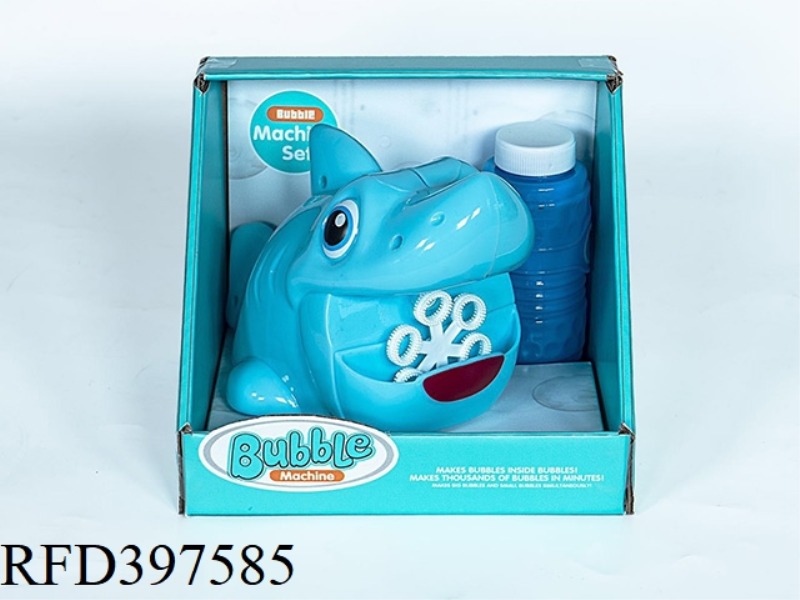 SHARK BUBBLE MACHINE ELECTRIC DISPLAY BOX
