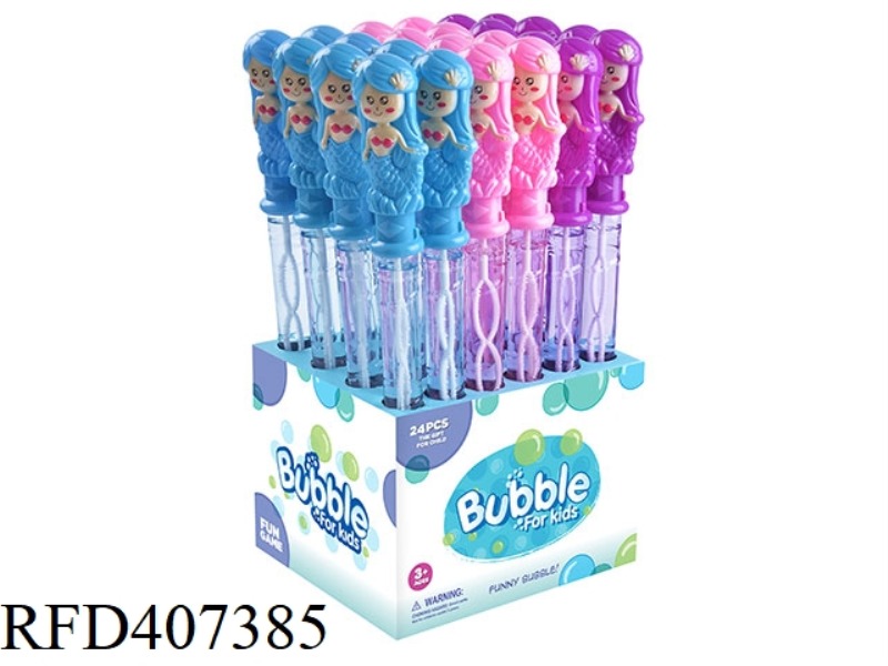 MERMAID BUBBLE STICK 24PCS