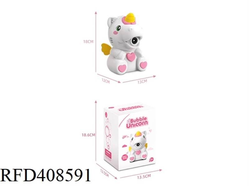 UNICORN BUBBLE MACHINE (SINGLE HOLE BUBBLE OUTLET)