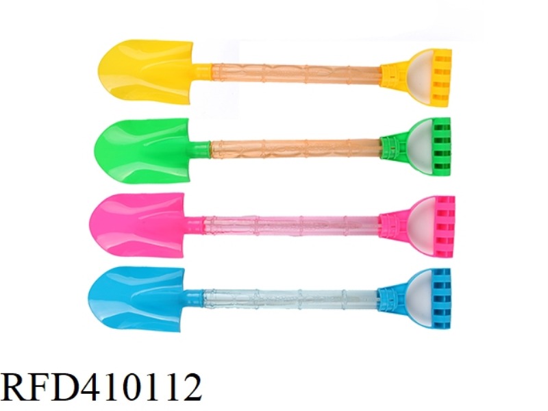 SAND SHOVEL BUBBLE STICK (UNPACKED IN BULK)