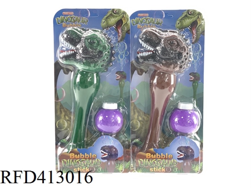 ELECTRIC DINOSAUR BUBBLE STICK