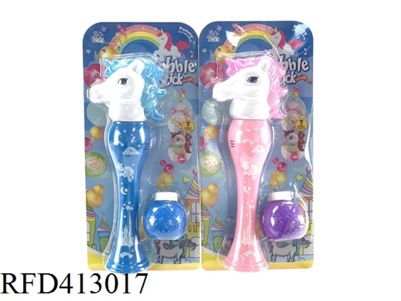ELECTRIC UNICORN MUSIC BUBBLE STICK