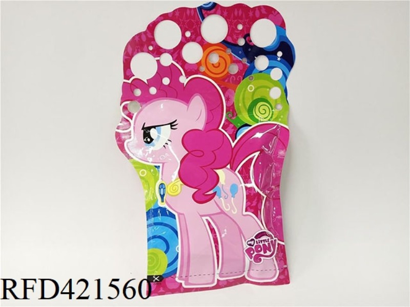PINK PONY PALM BUBBLE TOY