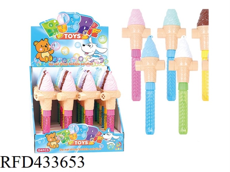 ICE CREAM BUBBLE STICK (SHORT) 24PCS