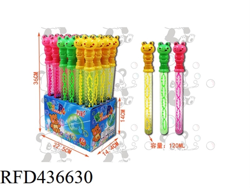 FROG PRINCE BUBBLE STICK 24PCS