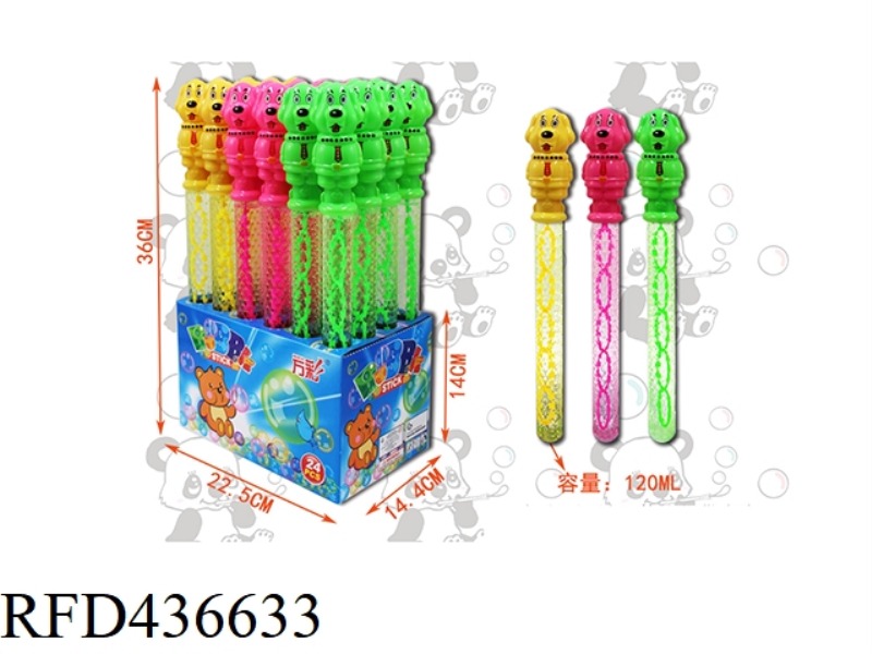 LUCKY DOG BUBBLE STICK 24PCS