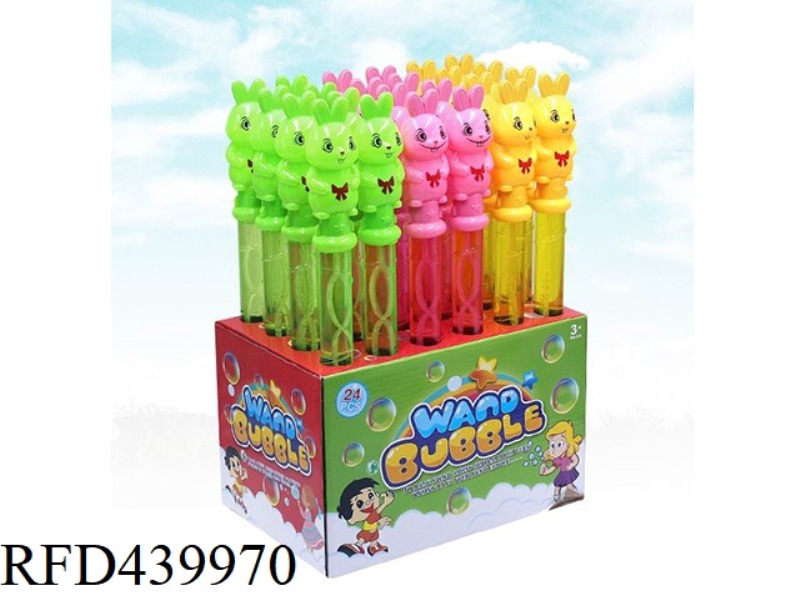 BUNNY BUBBLE STICK (24PCS)