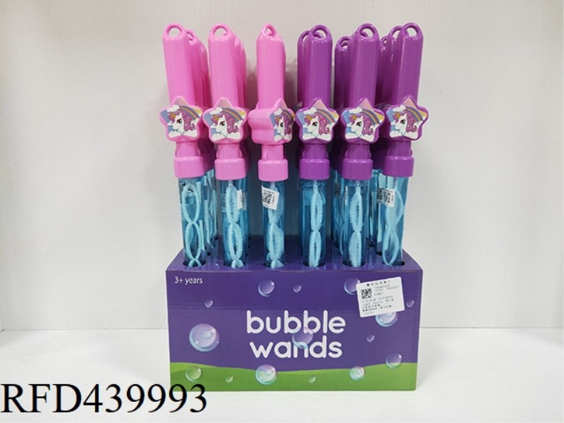 PENTAGRAM HANDLE BUBBLE STICK 24PCS