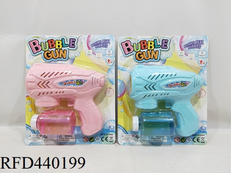 EIGHT-HOLE ELECTRIC LIGHT AND MUSIC BUBBLE GUN (NOT INCLUDE)