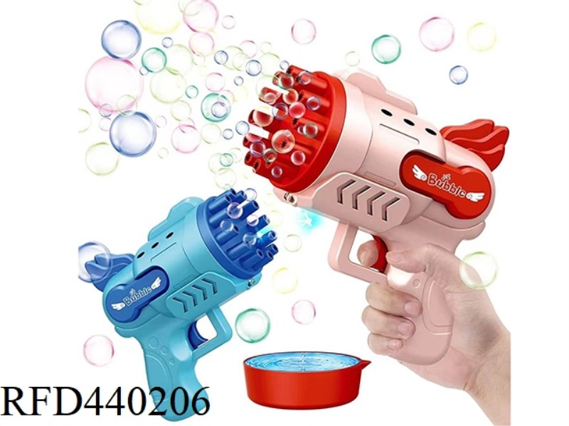 12 HOLE BUBBLE GUN (PINK)
